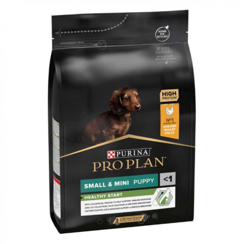 Purina Pro Plan Puppy Small and Mini Optistart - корм Пурина с курицей для щенков мелких пород